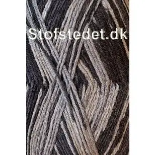 Strømpegarn Sokkengaren fv.18 i grå, koksgrå, lysegrå - P: 2-3 - Strømpegarn Sokkengaren