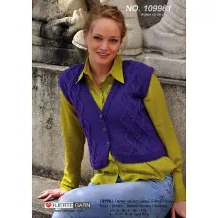 109961 Vest m/aranbort - Pind 3-3½