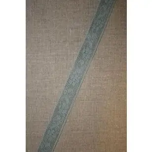 3 meter Nylonblonde 20 mm. støvet lysegrøn - Blonder