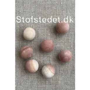Mølkugle i Ceder Træ - 25 mm. - Småting og Sytilbehør