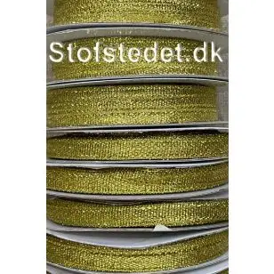 Lamebånd på rulle med 10 meter i guld - 3 mm. og 6 mm. - Glimmer bånd