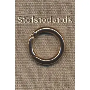 Rund Karabinhage i rose gold 25 mm. - Spænder og hægter