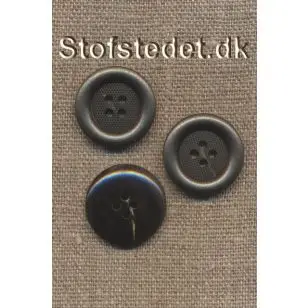 Knap i metal-look  23 mm. - 4-huls . - Guld-, sølv- og metalknapper