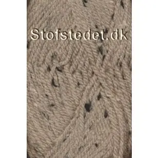 Canada Tweed i Beige i uld, akryl og viskose - P:4-4½  Tweed garn Canada
