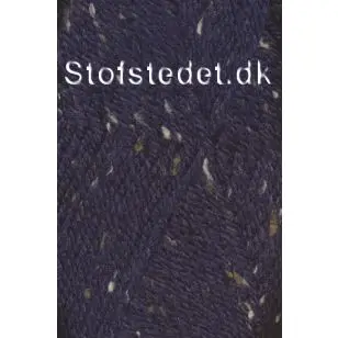 Canada Tweed i Mørkeblå i uld, akryl og viskose - P:4-4½  Tweed garn Canada