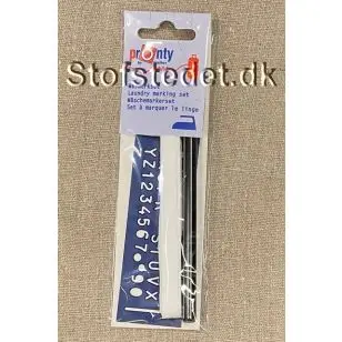 Navnebånd med skabelon og pen - Småting og Sytilbehør