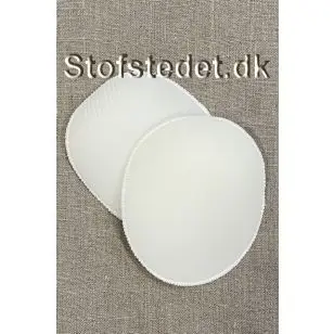 Skulderpude til raglan / oval i hvid - Skulderpuder