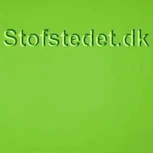 Bomuldsjersey i lime - Ensfarvet  Bomuldsjersey