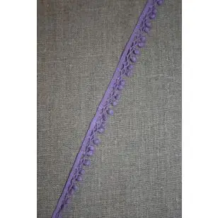 Pompom-bånd med lille pompom, lyselilla - Palliet-, Frynse-, Pomponbånd