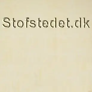 Bomuld meleret i offwhite og creme - Ensfarvet bomuld