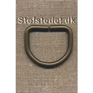 D-ring gl.messing, 30 mm. - Spænder og hægter