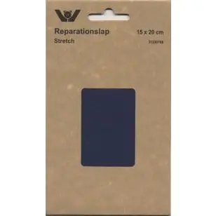 Reparationslap stretch til jersey - sportstøj i mørkeblå - Reparationslapper