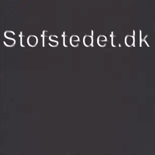 Skjortestof - 100% bomuld i mørkegrå - Skjortestof