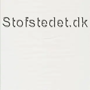 Let polyester i silk-look i hvid - Polyester fastvævet