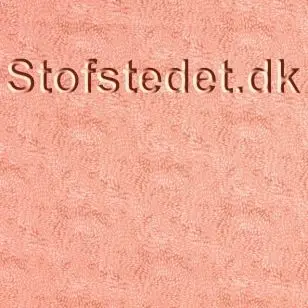 Bomuld med lille mønster i laks, koral, brændt orange - Div mønstret bomuld