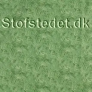 Bomuld med lille mønster i grøn, mørkegrøn og lysegrøn - Div mønstret bomuld