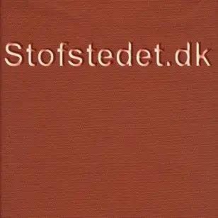 Kanvas 100% bomuld i Halv Panama, rust - Kanvas