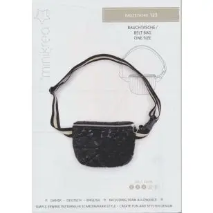 123 Minikrea - - BÆLTETASKE - Symønstre