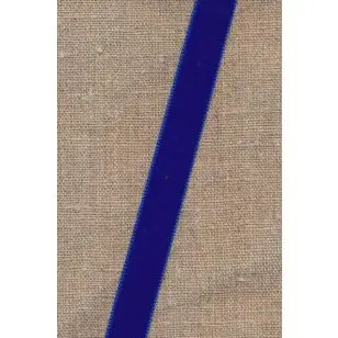 Rest Velourbånd 16 mm. i koboltblå-45 cm. - Tilbud Bånd