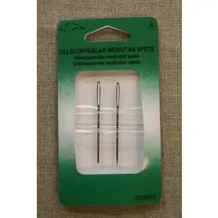 Uldstoppenåle med/uden spids - Strikketilbehør