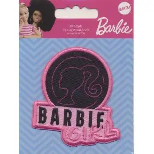 Strygemærke sort Barbie Girl - Pige