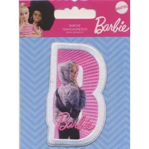Strygemærke med Barbie i B - Pige