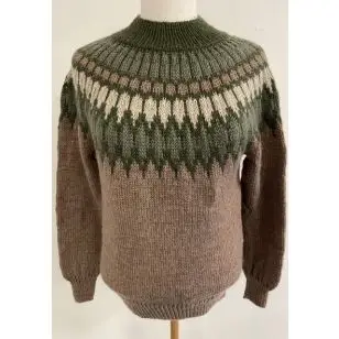 Agnes sweater strikket i Vital 100% uld - Inspiration strik