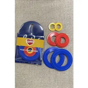 Pompon maker i 3 str. - Hjertegarn - Strikketilbehør