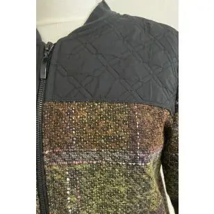 Jakke i uld med quiltet stof - Onion 1048 - Inspiration sy