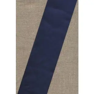 Satinbånd 70 mm. mørkeblå - Diverse Satinbånd