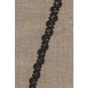 Agraman med buer 10 mm sort - Div. bånd