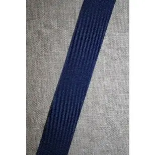 Grosgrainbånd 25 mm. marine - Gjordbånd, bændel og sportsbånd