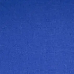 Vasket Hør/Bomuld i Koboltblå - Hør