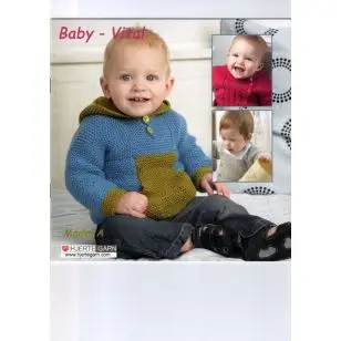 Hæfte baby no. 12 Baby Vital - Strikopskrifter baby