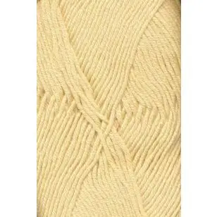 Merino Cotton - Uld/bomuld i lysegul - P: 3½-4 - Merino Cotton