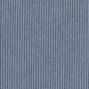 Cowboy med mælkedrenge strib denim og hvid - Denim