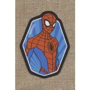 Mærke ovalt med spiderman - Disney og tegneserie