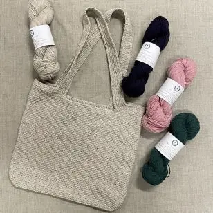 Hæklet taske - Den Bæredygtige - Inspiration strik