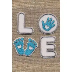 Motiver Baby Love i turkis - Drengemotiver og fodbold