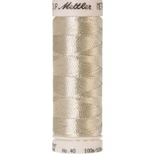 Broderitråd Mettler metallic Lys Sølv fv.2701 - Broderitråd og Diverse tråd