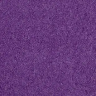 Strikket 100% uld fleece i lilla - Uld