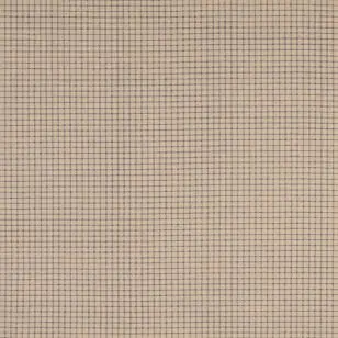 100% bomuld i offwhite med denimblå tern - Ternet bomuld