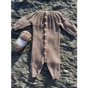 Baby heldragt strikket i Lana uld-bomuld - Inspiration