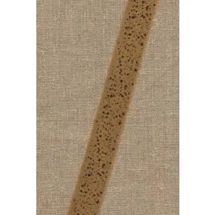 Bånd i gylden med guld glimmer prikker - Glimmer bånd