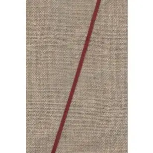 Satinbånd i varm rød 3 mm. - Diverse Satinbånd