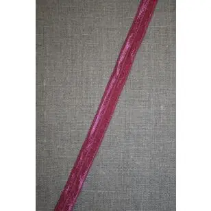 Foldeelastik mørk rosa - Foldeelastik, foldebånd, uldbånd