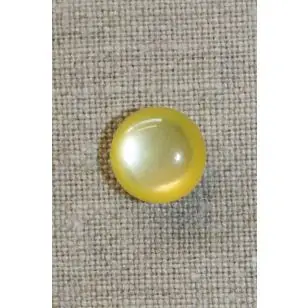 Rund knap, 13 mm. gul - Knapper Grøn, gul og orange