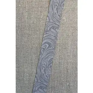 Bånd i træåre-look i grå-brun - Div. bånd