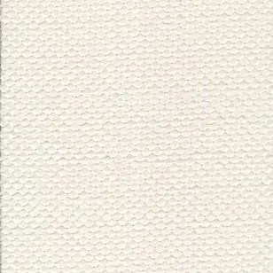 Offwhite bomuld med små broderte ruder - Ensfarvet bomuld