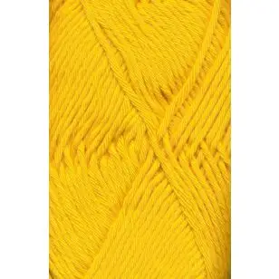 Cotton 8/8 Hjertegarn i solgul - Bomuldsgarn
